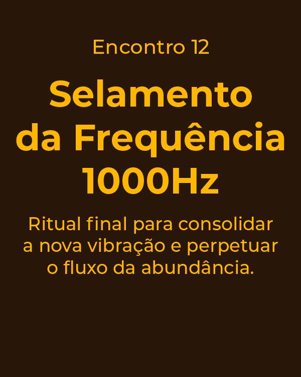 Cronograma dos 12 Encontros-12